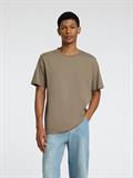 SLHASPEN SLUB SS O-NECK TEE NOOS vetiver