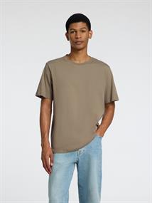 SLHASPEN SLUB SS O-NECK TEE NOOS vetiver