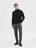 SLHAXEL LS KNIT ROLL NECK NOOS black