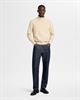SLHAXEL LS KNIT ROLL NECK NOOS oatmeal1