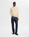 SLHAXEL LS KNIT ROLL NECK NOOS oatmeal1