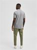 SLHAZE SS POLO W NOOS medium grey melange