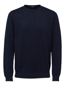 SLHBERG CREW NECK NOOS navy blazer