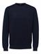 SLHBERG CREW NECK NOOS navy blazer