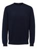SLHBERG CREW NECK NOOS navy blazer