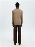 SLHBERG CREW NECK NOOS savannah tan