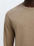 SLHBERG CREW NECK NOOS savannah tan