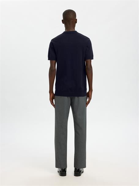 SLHBERG SS KNIT POLO NOOS navy blazer