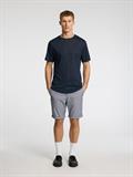 SLHBET LINEN SS O-NECK TEE sky captain