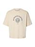 SLHBOXYNORMAN GRAPHIC SS O-NECK TEE birch