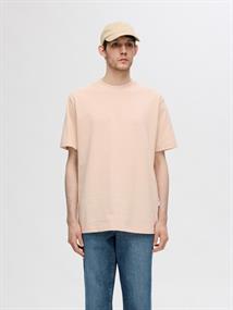 SLHCOLMAN SS O-NECK TEE NOOS cameo rose