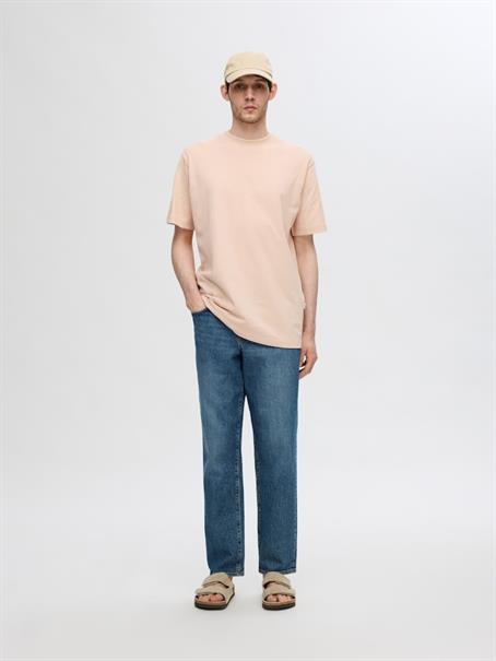 SLHCOLMAN SS O-NECK TEE NOOS cameo rose