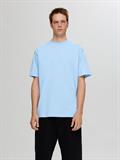 SLHCOLMAN SS O-NECK TEE NOOS cashmere blue
