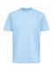 SLHCOLMAN SS O-NECK TEE NOOS cashmere blue