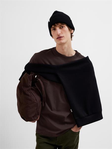 SLHCOLMAN SS O-NECK TEE NOOS chocolate torte