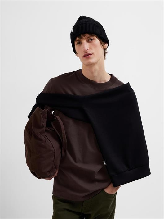 slhcolman-ss-o-neck-tee-noos-chocolate-torte