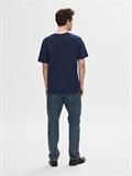SLHCOLMAN SS O-NECK TEE NOOS navy blazer