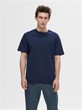 SLHCOLMAN SS O-NECK TEE NOOS navy blazer