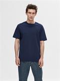SLHCOLMAN SS O-NECK TEE NOOS navy blazer