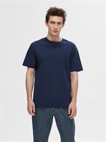 SLHCOLMAN SS O-NECK TEE NOOS navy blazer