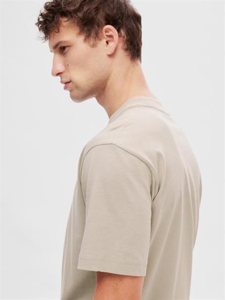 SLHCOLMAN SS O-NECK TEE NOOS pure cashmere