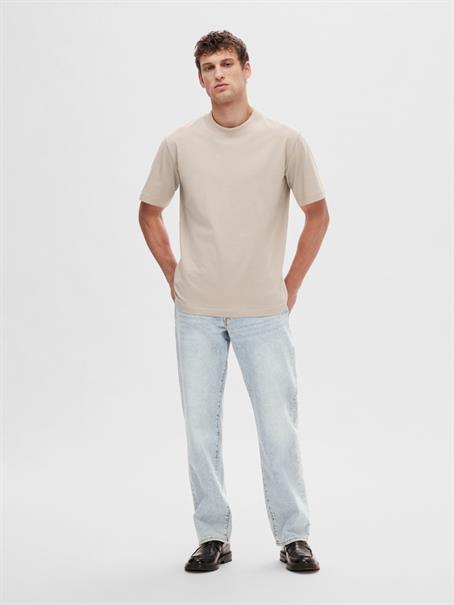 SLHCOLMAN SS O-NECK TEE NOOS pure cashmere