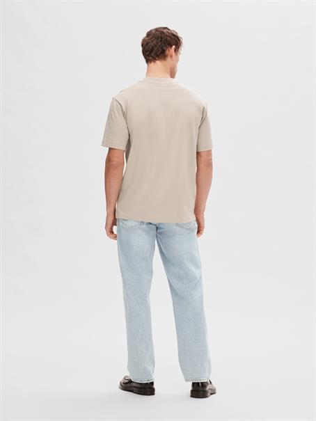SLHCOLMAN SS O-NECK TEE NOOS pure cashmere