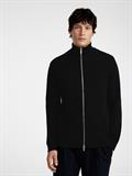 SLHDANE LS KNIT STRUCTURE FULL ZIP NOOS black
