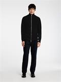 SLHDANE LS KNIT STRUCTURE FULL ZIP NOOS black
