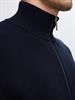 SLHDANE LS KNIT STRUCTURE FULL ZIP NOOS sky captain