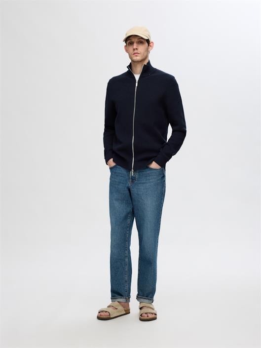 slhdane-ls-knit-structure-full-zip-noos-sky-captain