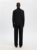 SLHDANE LS KNIT STRUCTURE ROLL NECK NOOS black