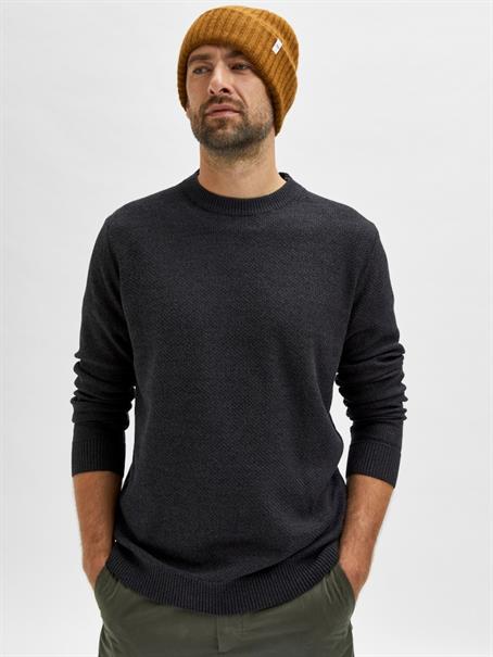 SLHEKLON LS KNIT CREW W CAMP phantom