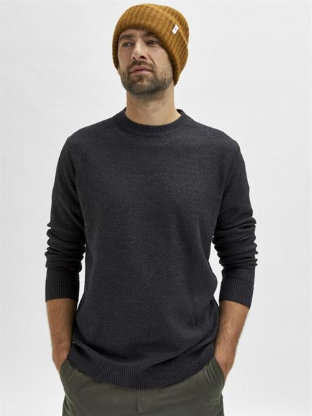 SLHEKLON LS KNIT CREW W CAMP phantom