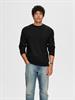 SLHEMANUEL SOFT CREW NECK SWEAT NOOS black