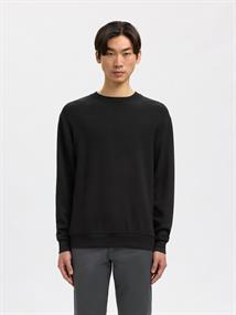 SLHEMANUEL SOFT CREW NECK SWEAT NOOS black