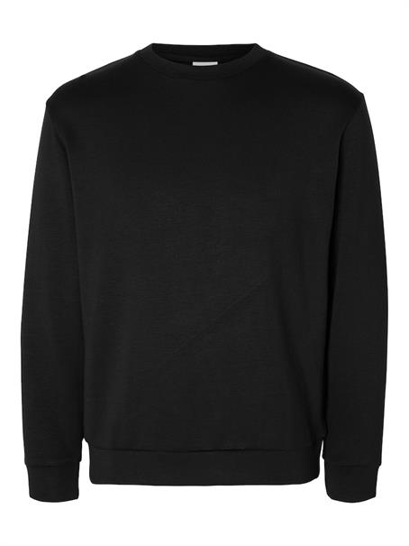 SLHEMANUEL SOFT CREW NECK SWEAT NOOS black