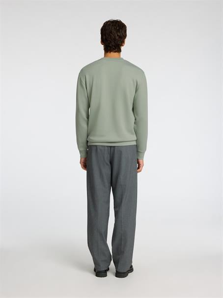 SLHEMANUEL SOFT CREW NECK SWEAT NOOS iceberg green