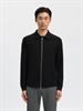 SLHEMANUEL SOFT FULL ZIP SWEAT NOOS black