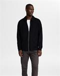 SLHEMANUEL SOFT FULL ZIP SWEAT NOOS black