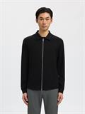 SLHEMANUEL SOFT FULL ZIP SWEAT NOOS black