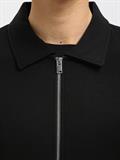 SLHEMANUEL SOFT FULL ZIP SWEAT NOOS black