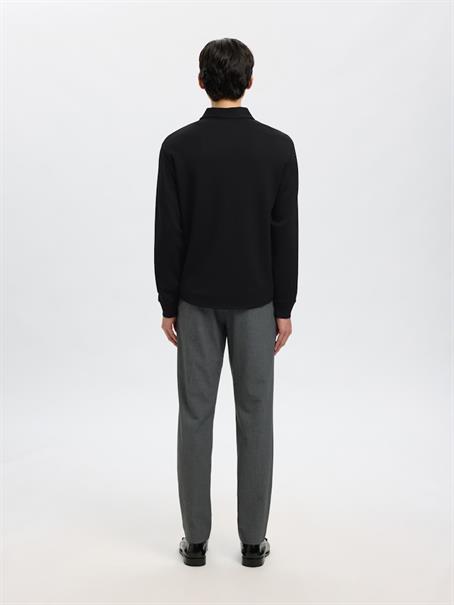 SLHEMANUEL SOFT FULL ZIP SWEAT NOOS black