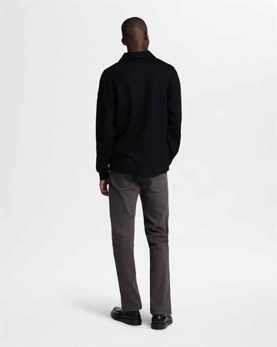 slhemanuel-soft-full-zip-sweat-noos-black