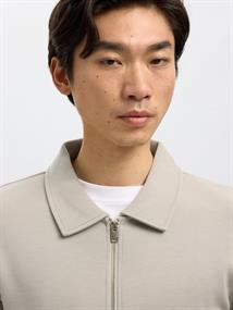 SLHEMANUEL SOFT FULL ZIP SWEAT NOOS pure cashmere