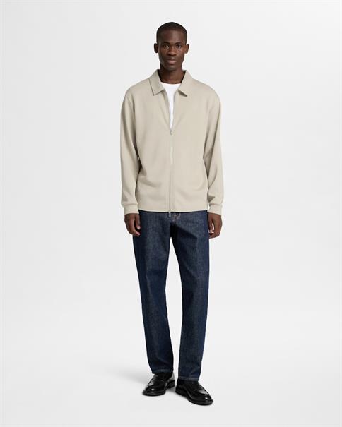 SLHEMANUEL SOFT FULL ZIP SWEAT NOOS pure cashmere