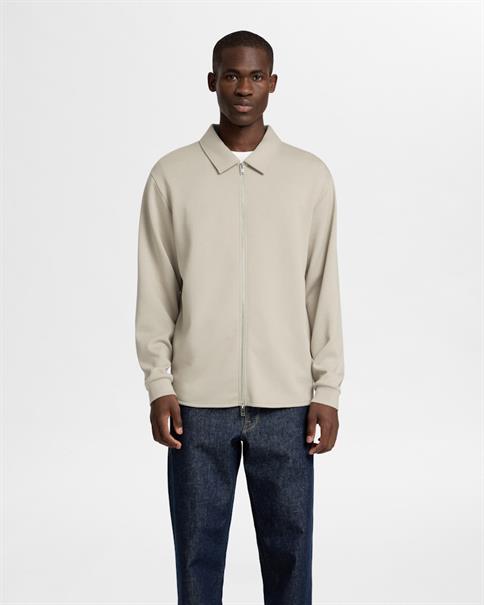 SLHEMANUEL SOFT FULL ZIP SWEAT NOOS pure cashmere
