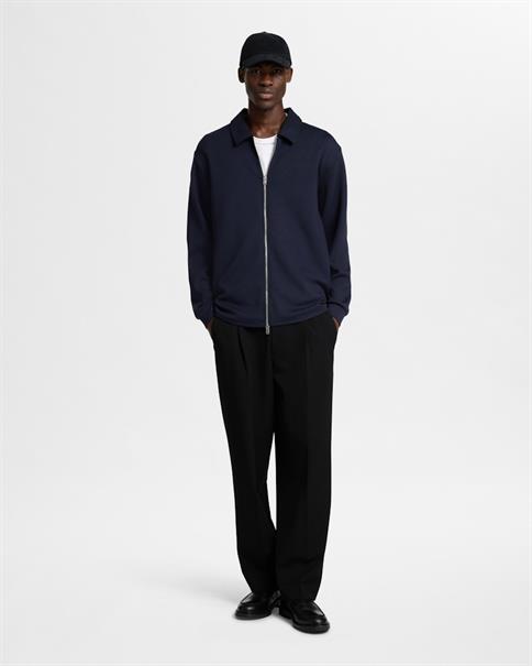 SLHEMANUEL SOFT FULL ZIP SWEAT NOOS sky captain