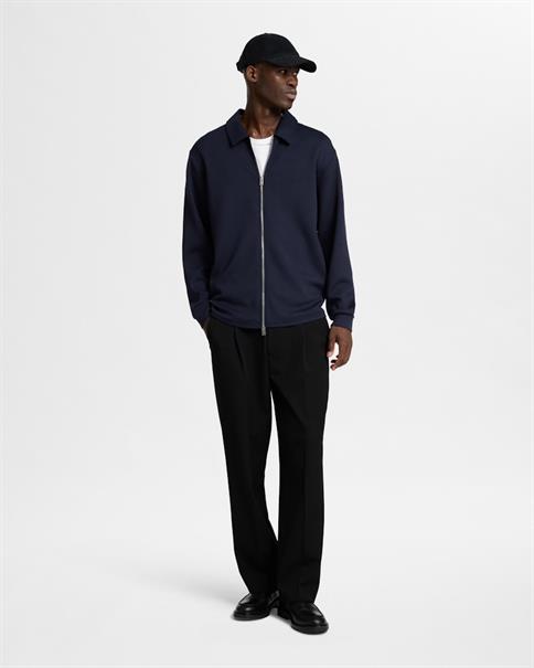 SLHEMANUEL SOFT FULL ZIP SWEAT NOOS sky captain