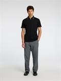 SLHFAVE SPORT ZIP SS POLO NOOS black